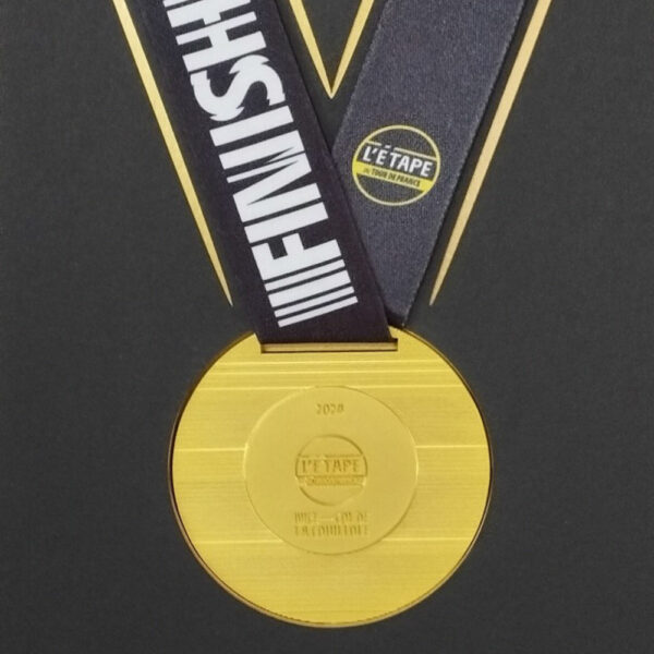 Cadre médaille étape du tour 2024 - Nice - Col de la Couillole