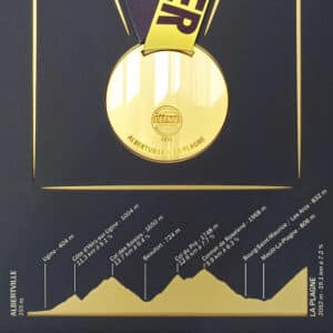 Cadre médaille Albertville - La Plagne 2025