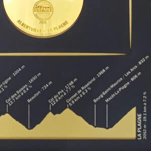 Cadre médaille Albertville - La Plagne 2025