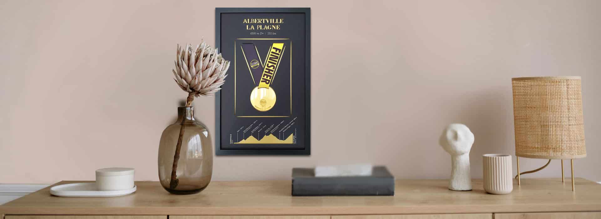 Cadre médaille Albertville - La Plagne 2025