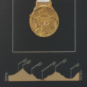 Cadre médaille étape du tour 2022 - Briancon - Alpe d'Huez