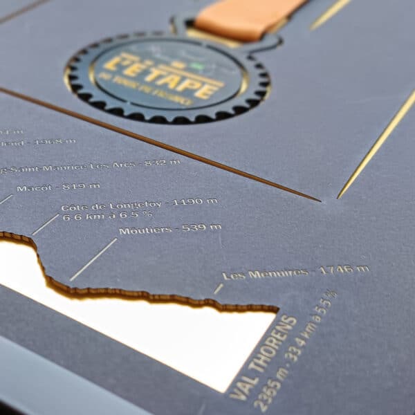 Cadre médaille de l'Etape du Tour de France 2019 "Albertville - Val Thorens" – Image 4