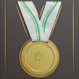 Alternative view of Cadre médaille du Marathon de Paris 2025