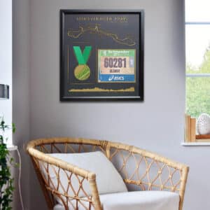 Cadre médaille marathon de Paris 2026