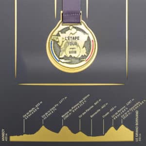 Alternative view of Cadre médaille Etape du Tour 2018 « Annecy - Le Grand Bornand »