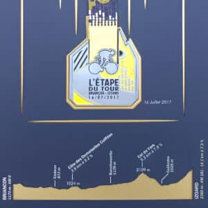 Cadre médaille Etape du Tour 2017 « Briançon - Izoard » – Image 3